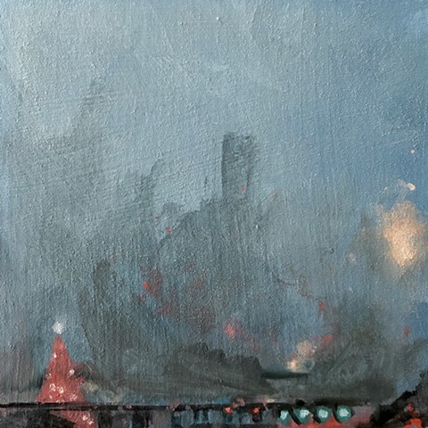 Winter Sky at Rush Hour