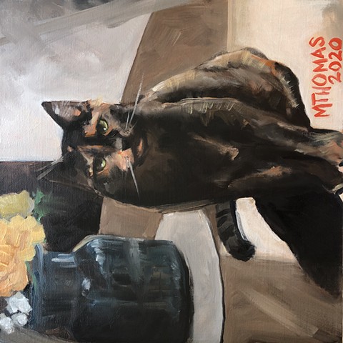 cat memorial painting