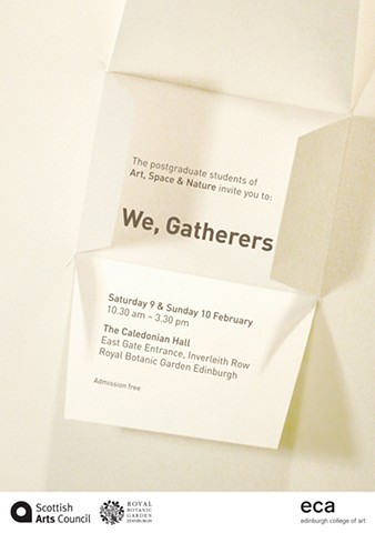 "We, Gatherers" Poster