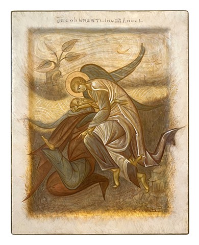Jacob Wrestling with an Angel