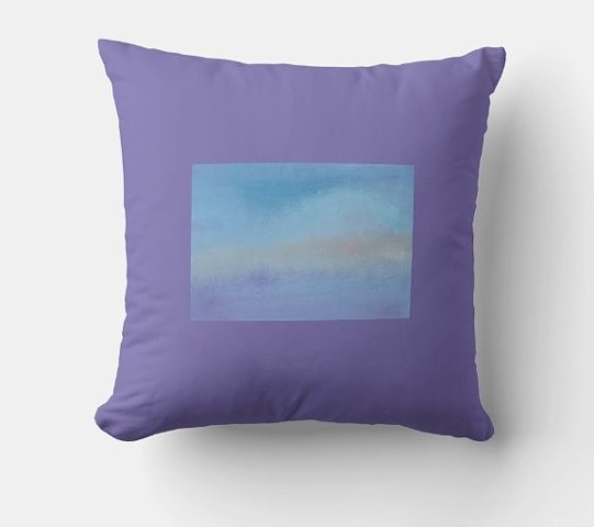 Ocean Mist Throw Pillow