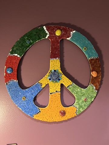 New Mosaic Peace Sign, Coming Soon!