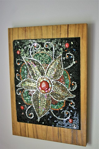 Bohemian Flower Wall Art - 11 x 16 inches
