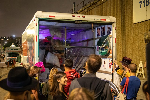 Pillow Fight Truck by NYC Resistor | Photo by Walter Wlodarczyk