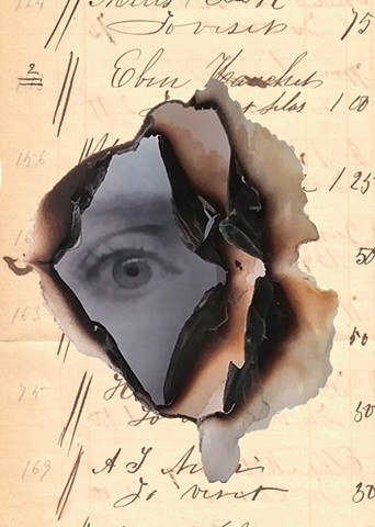 Untitled (burned fragment) -- Orlando Series