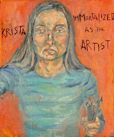 Krista, Immortalized As The Artist 
