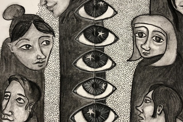 charcoal drawing