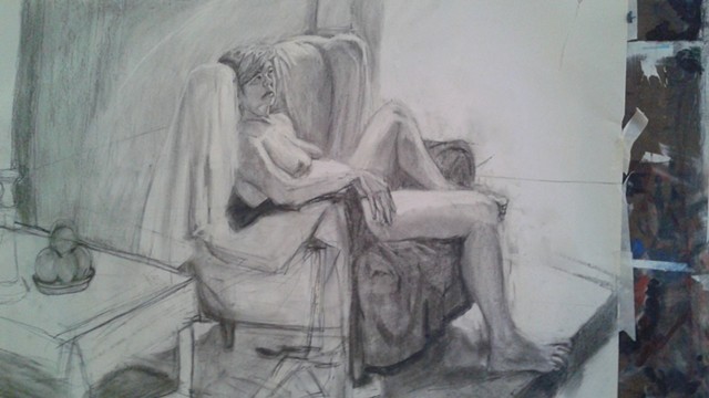 charcoal drawing