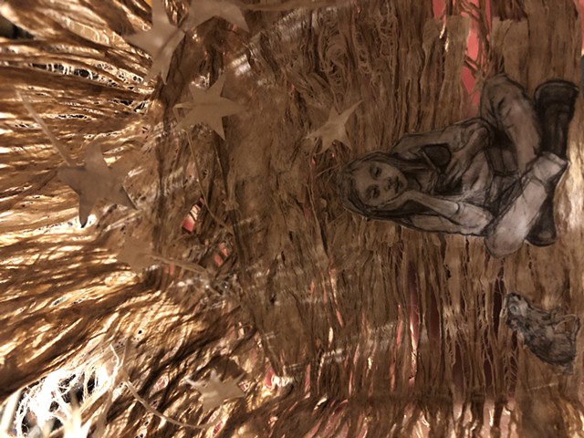 Inside the paper house