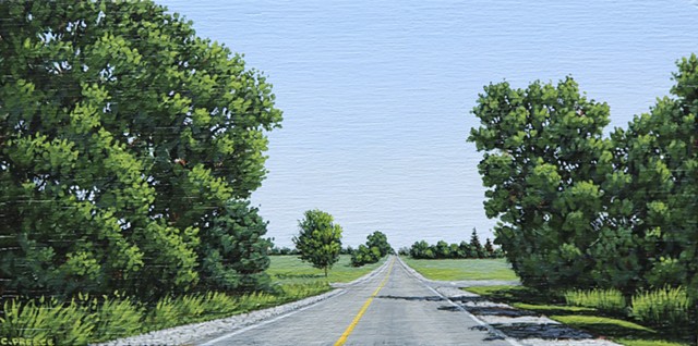 Christina Preece Ontario countryside landscape acrylic painting