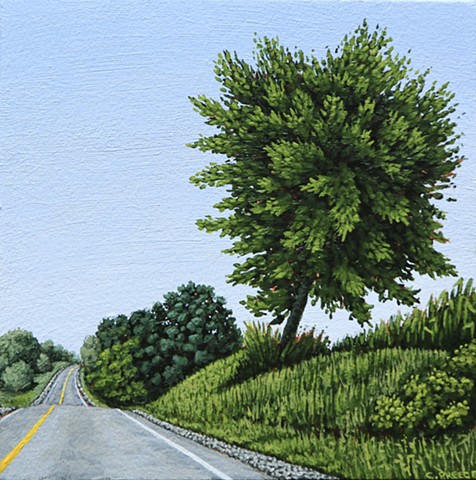 Christina Preece Ontario Countryside landscape acrylic painting 