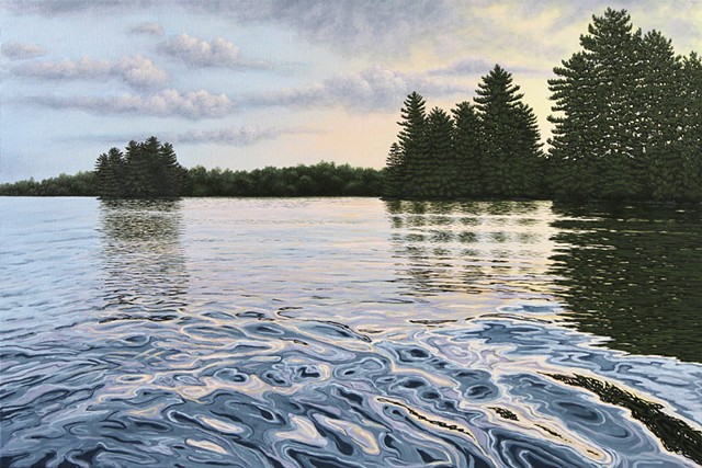 Christina Preece Canadian landscape art artist waterscape oil painting
