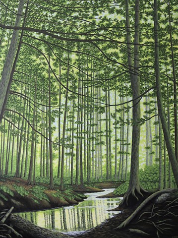 Christina Preece female landscape artist painting Canadian art