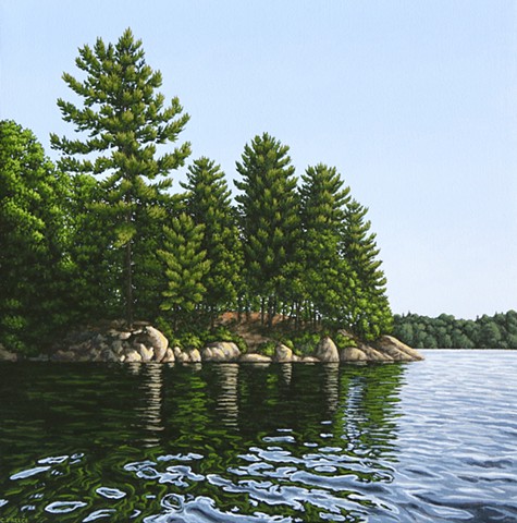 Christina Preece Ontario artist waterscape Muskoka cottage country