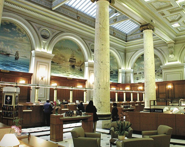 Photo of Trading Hall, Merchants 
Exchange Building, San Francisco