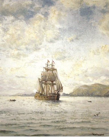 San Carlos entering S. F. Bay 1775