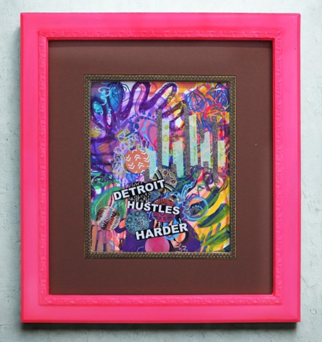 Detroit Hustles Harder (in Pink)