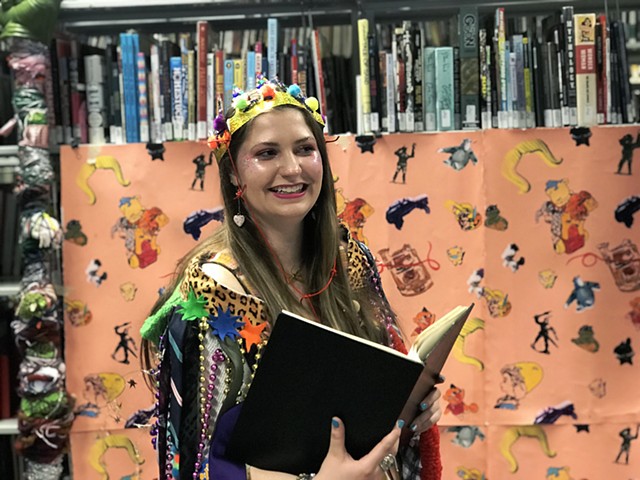 Princess Penelope Library Performance  (Set up at the Manoogian Visual Resource Center Library)