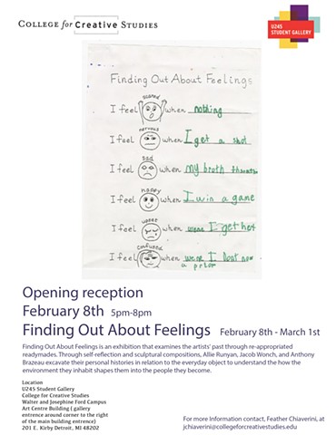Finding Out About Feelings Exhibition Opening