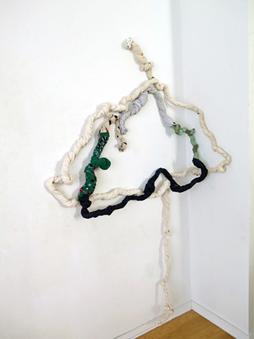 twisted#2, corner installation 