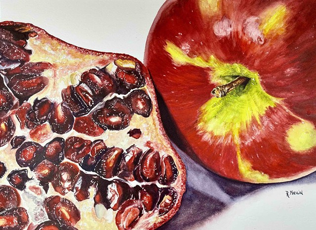 Pomegranate & Honey Crisp Apple by RON MACKLIN