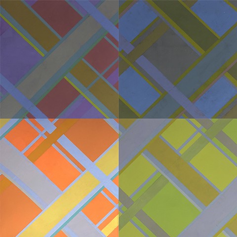 Design School Plaid  by SHEILA McMANUS