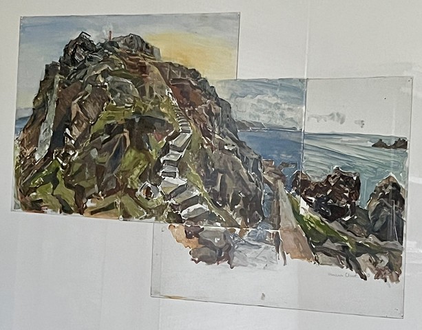 Stone Stairway at the Cape  by MARCIA CLARK