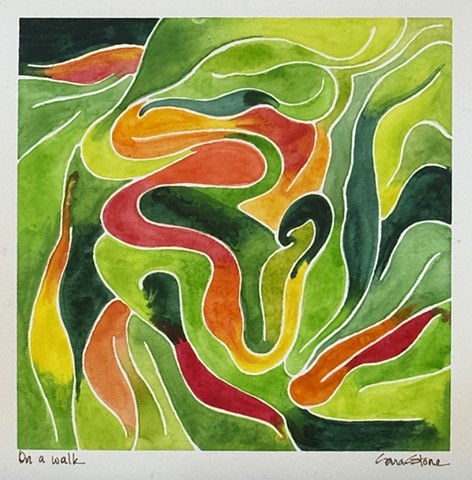 On a Walk by SARA STONE