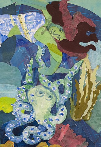 Iemanja, Goddess of the Sea (Detail) by MICHELLE SPARK