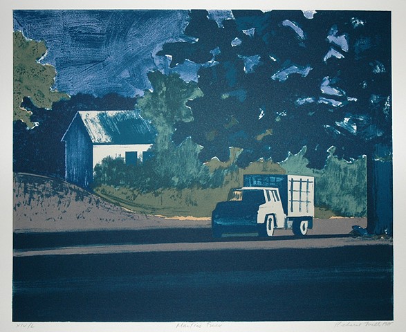 Martin's Truck, Maine  by RK MILLS