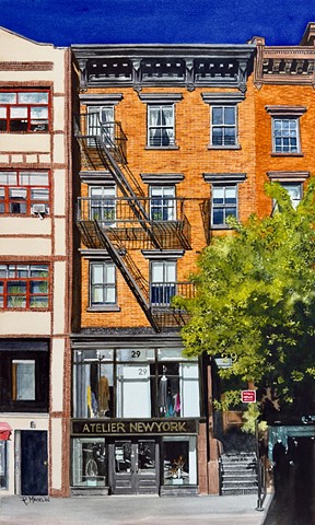 29 West 8th Street Townholuse by RON MACKLIN