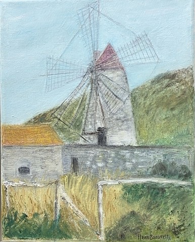 Windmill, Trapani, Sicily by FLAVIA BACARELLA