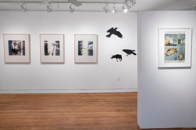 AS THE CROW FLIES Recent exhibit by Louise Kalin