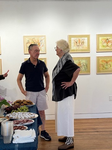 opening reception Photo: Deb Ruggerio