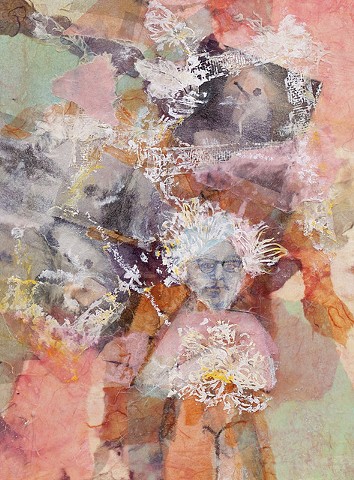Self Portrait Now and Then by LESLEY A. POWELL