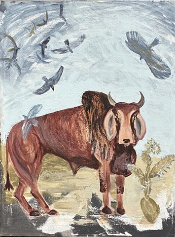 Bull, Costa Rica by IRINA GRINEVITSKY