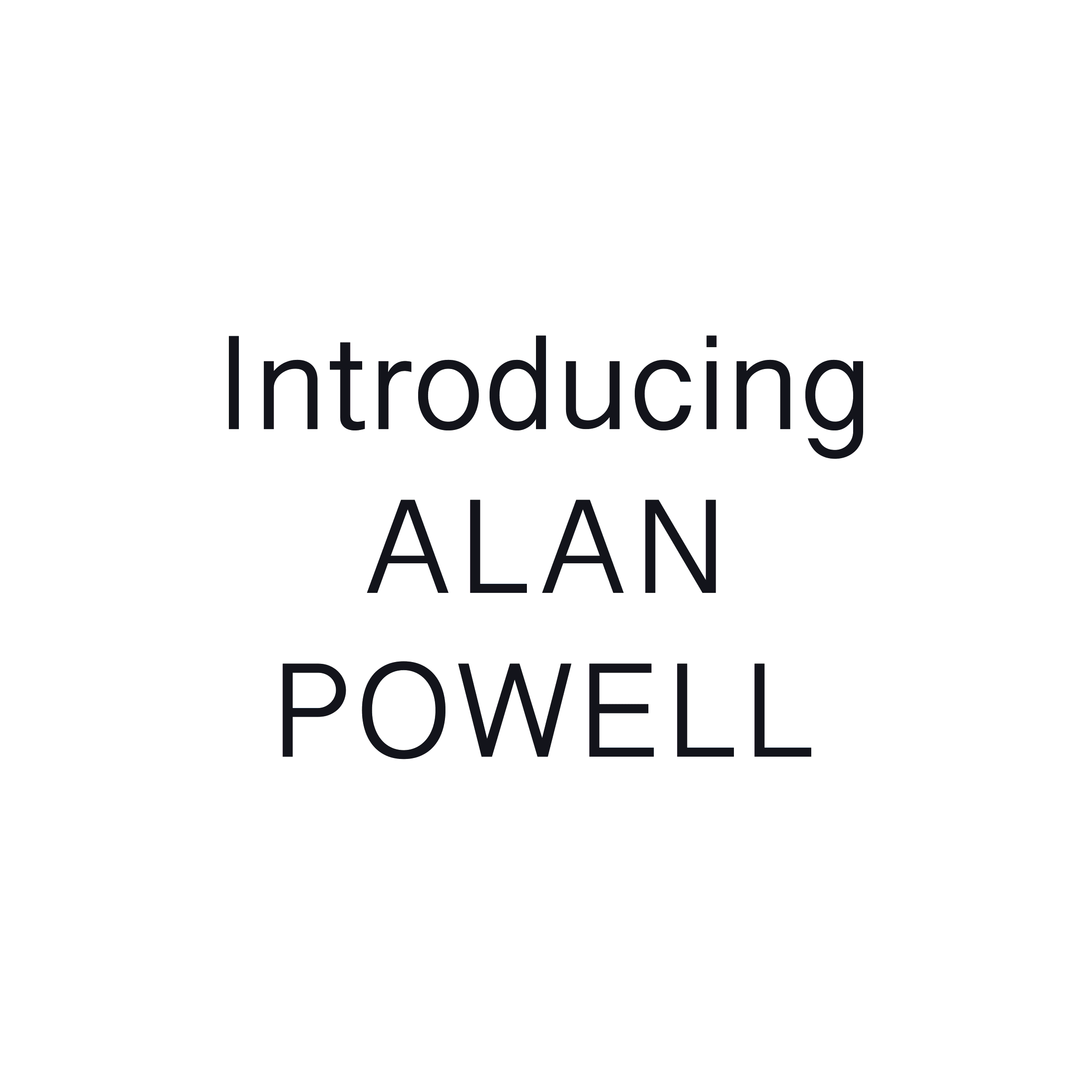 New Member ALAN POWELL