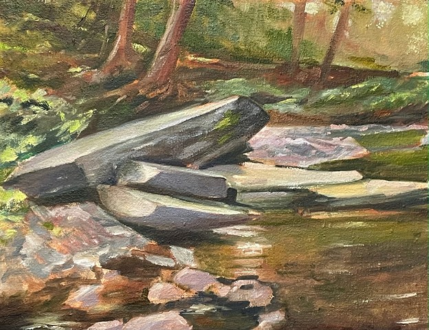 Rocks and Stream by ROBERT AXELROD