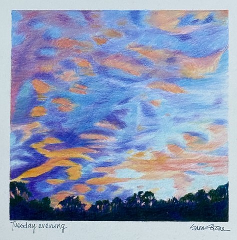 Tuesday Evening  by SARA STONE