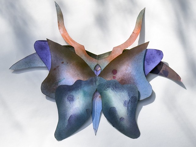 Stencil Wings 1  by HEDI KYLE