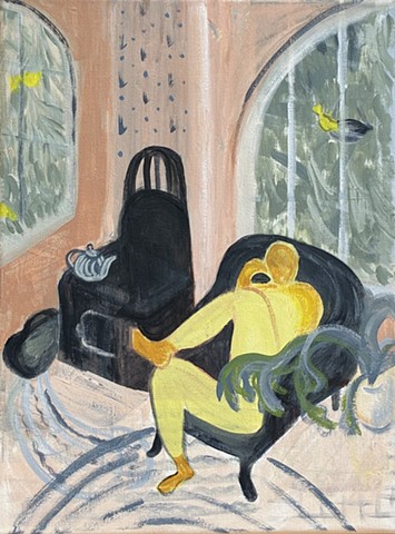 Yellow Bird by IRINA GRINEVITSKY