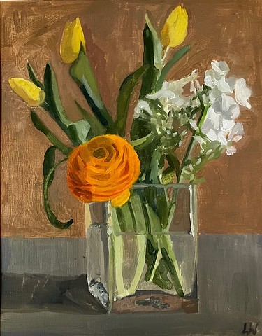 Yellow Tulips by LYNN WOODS