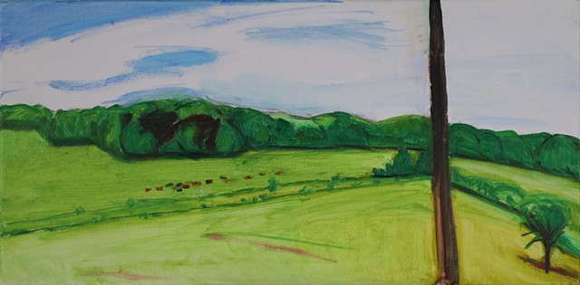 Cows in Middle Pasture II by TEMMA BELL