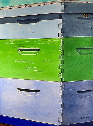 Tupelo Honey (Green Bee Box) by RON MACKLIN