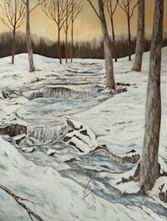 Lower Meeker in the Snow by DEBORAH RUGGERIO
