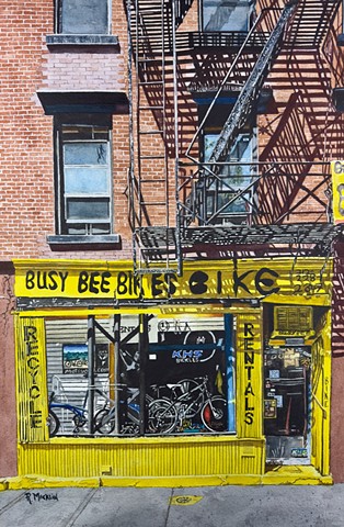 Busy Bee Bikes by RON MACKLIN