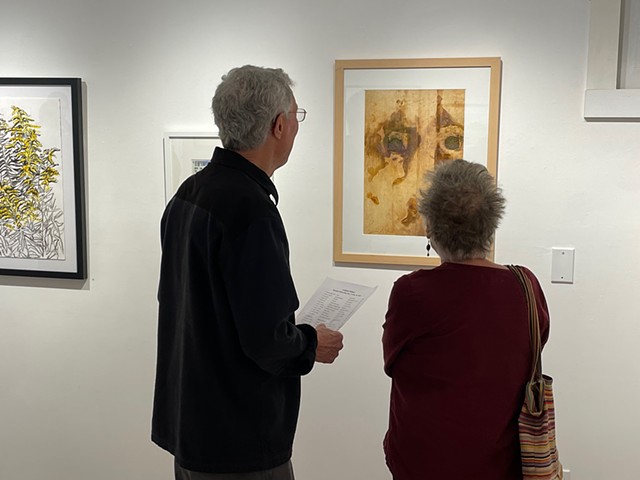 Looking closely at work by Bonnie Mitchell
