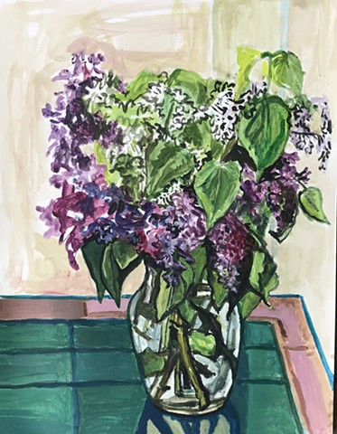 Lilacs by GAIL FREUND