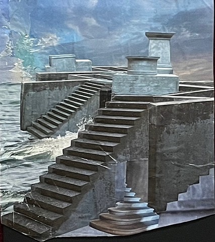 Stairs Led to the Sea by JULIA RUBIN