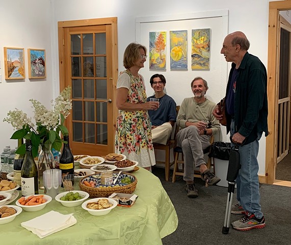 Opening reception w/ Irina Grinevitskaya. Photo: Deb Ruggerio